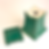 Miniature : 18 x 18 x 21 cm Verte Céramique artisanale unique  Soucoupe incluse