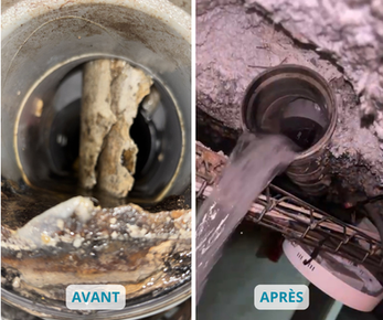 detartrage colonne canalisations réseau eaux usées montpellier