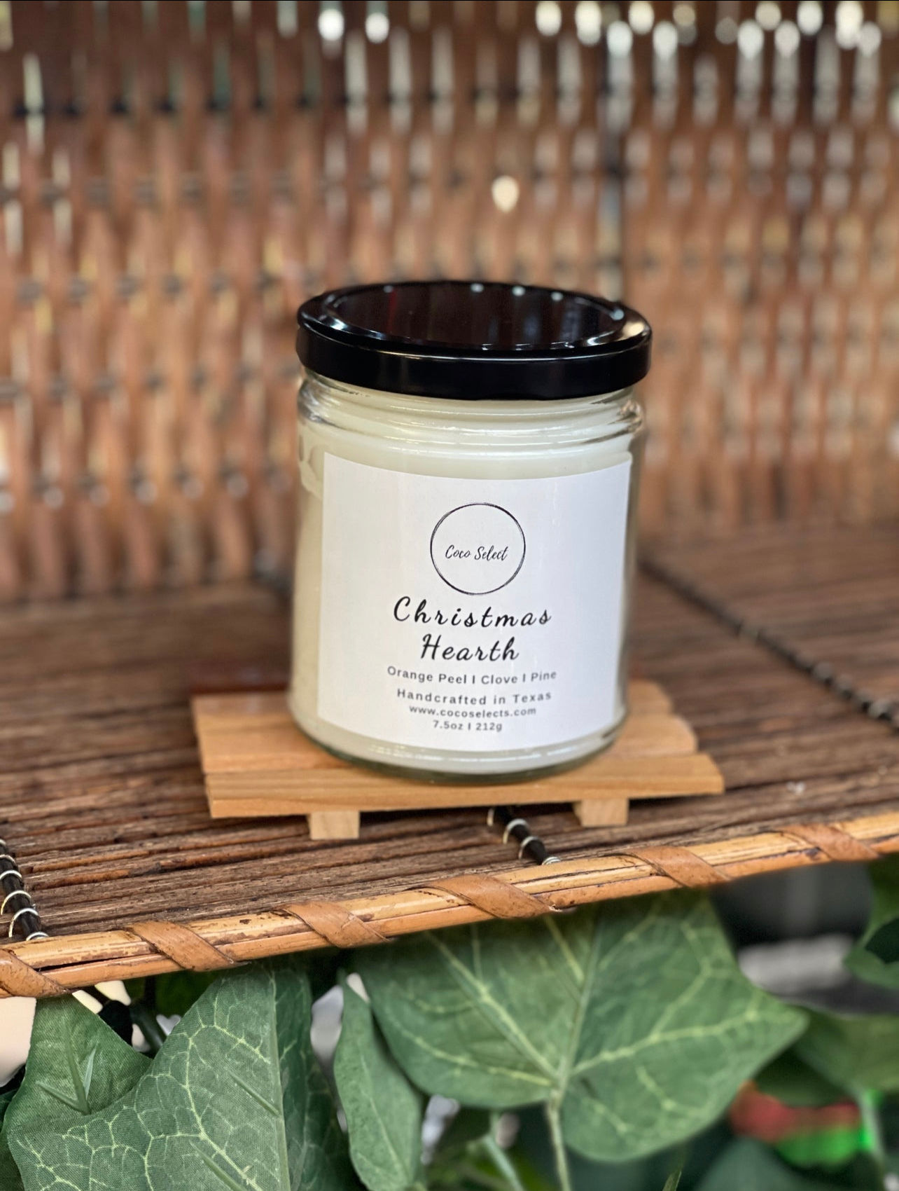 Christmas Hearth Candle