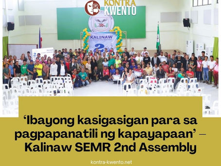 ‘Ibayong kasigasigan para sa pagpapanatili ng kapayapaan’ – Kalinaw SEMR 2nd Assembly