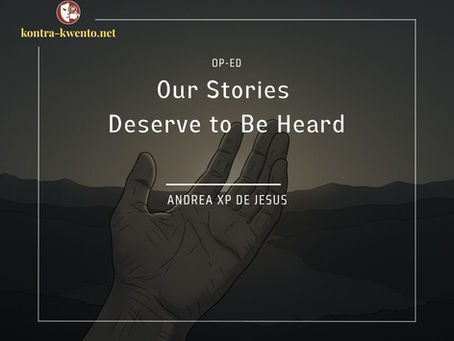 OP-ED | Our Stories Deserve to Be Heard