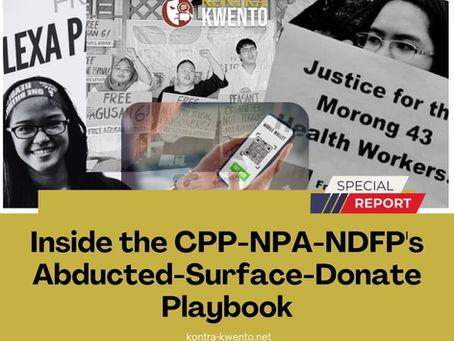 DEEP DIVE | Inside the CPP-NPA-NDFP's Abducted-Surface-Donate Playbook