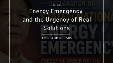 OP-ED | Energy Emergency and the Urgency of Real Solutions