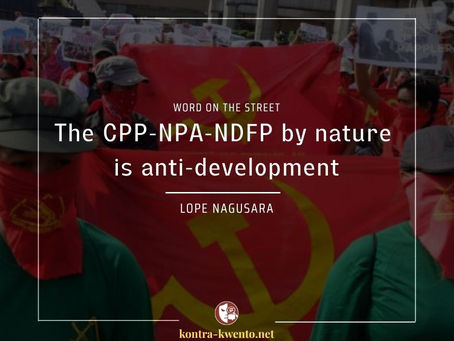 The CPP-NPA-NDFP by nature is anti-development