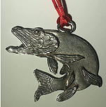 pewter Christmas ornament