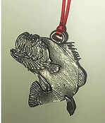 pewter Christmas ornament
