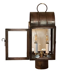 out door post lantern
