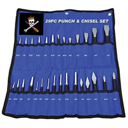 29Pc Punch & Chisel Set JDTCo.