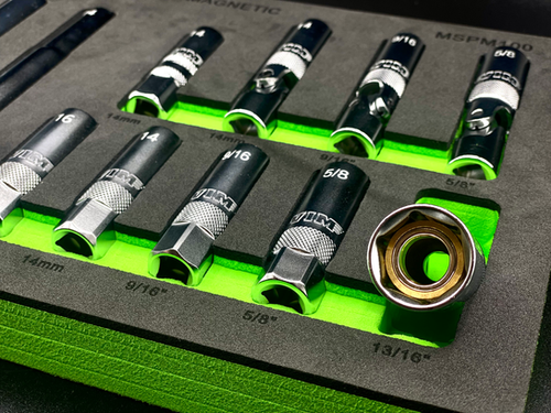 VIM 12 Piece Magnetic Master Spark Plug Socket Set | JDTCo.