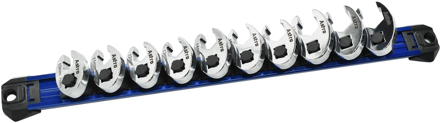 Astro 10 Piece 3/8" Drive Metric Anti-Slip Crowfoot Flare Nut