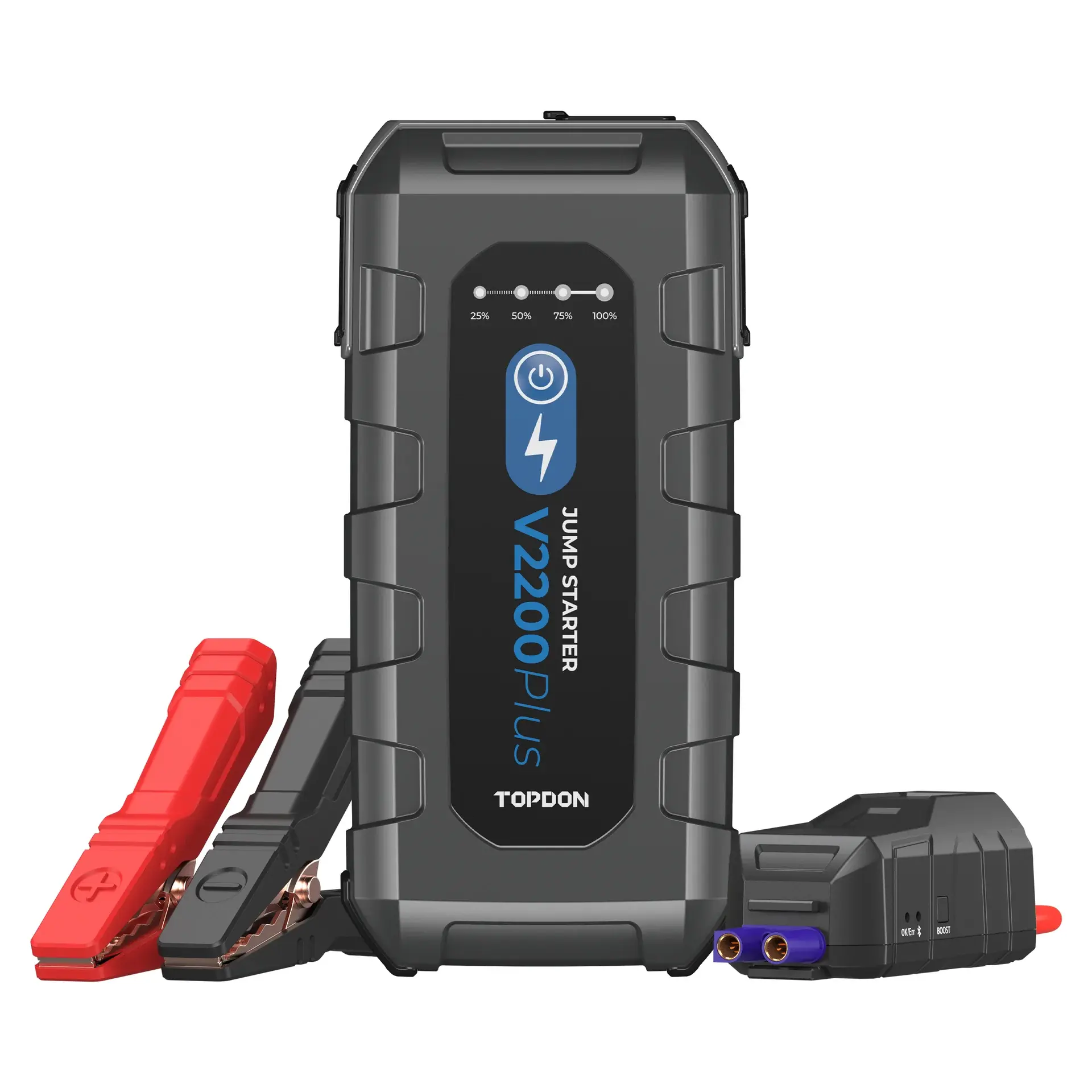 TOPDON V2200PLUS 2-IN-1 Jump Starter & Battery Tester