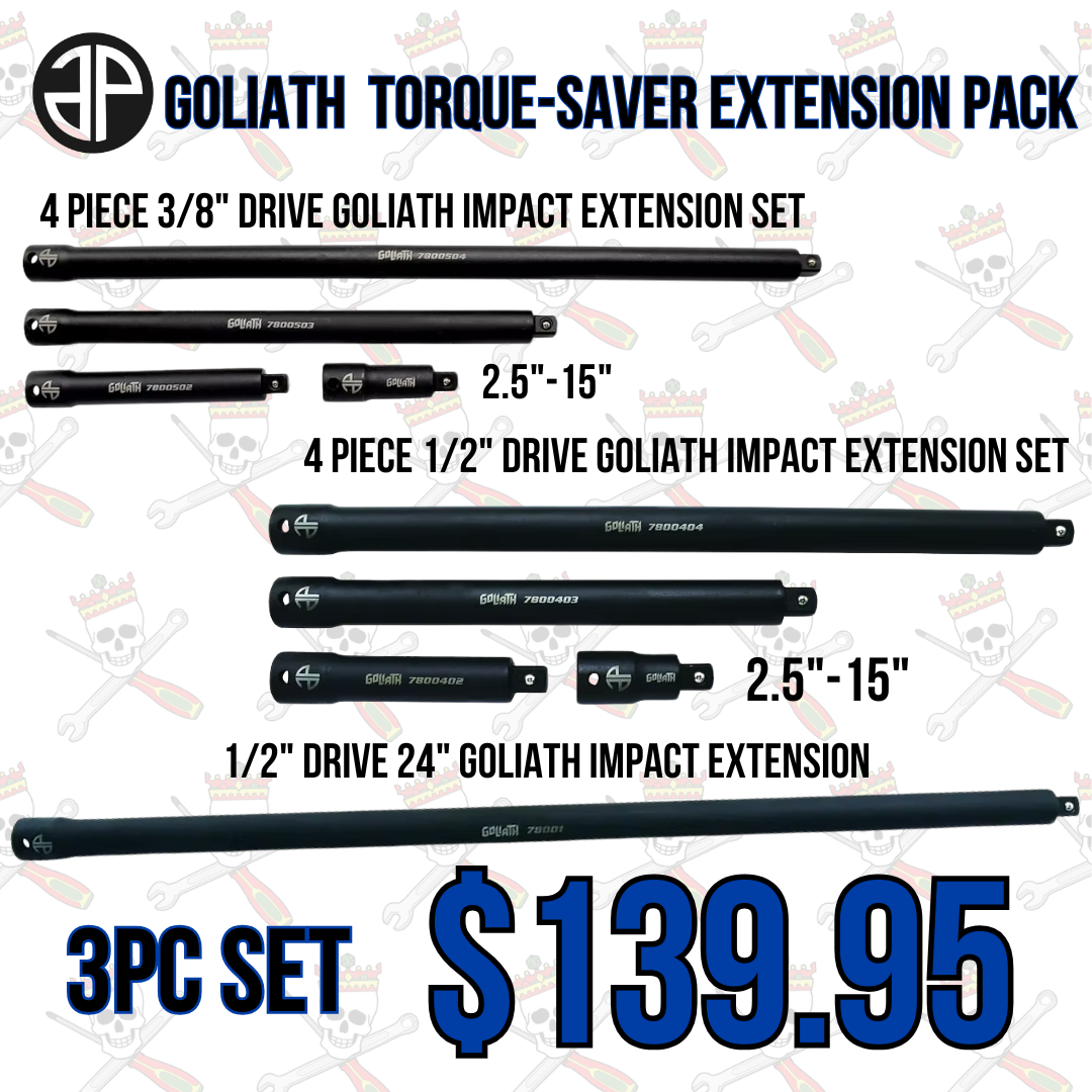 Astro 3pc Goliath Torque-Saver Extension Pack