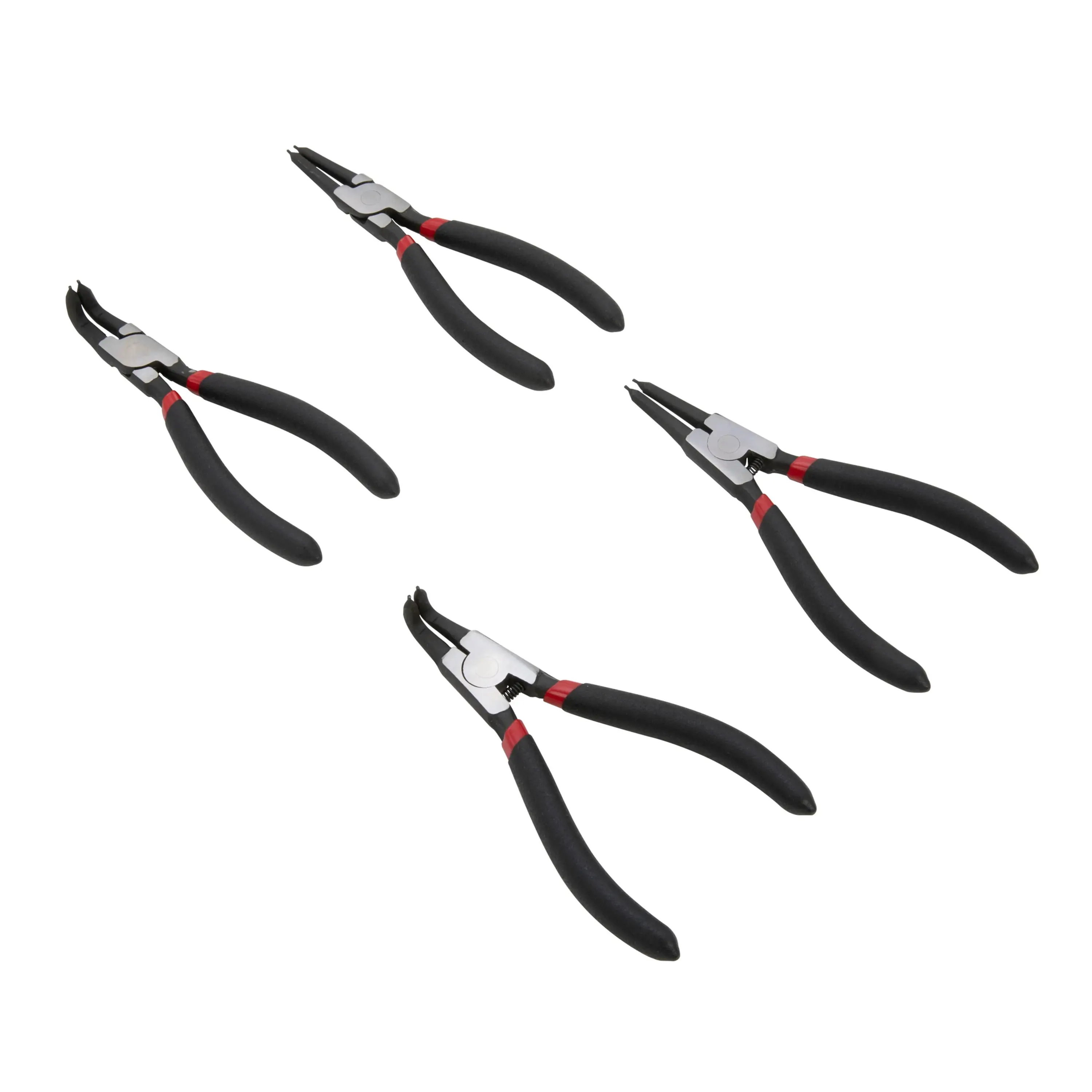 Steelman 4pc 5" Long Internal and External Snap-Ring Plier Set