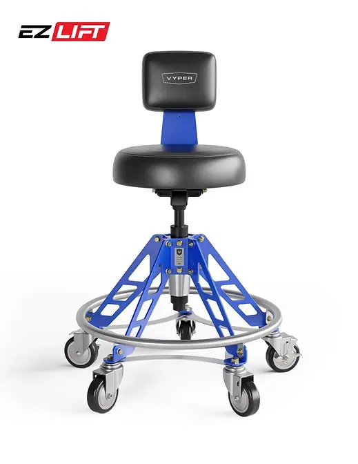 シティショップ　for WYP Vyper 400 lb Capacity Elevated Steel Max Ez-Lift Shop Chair