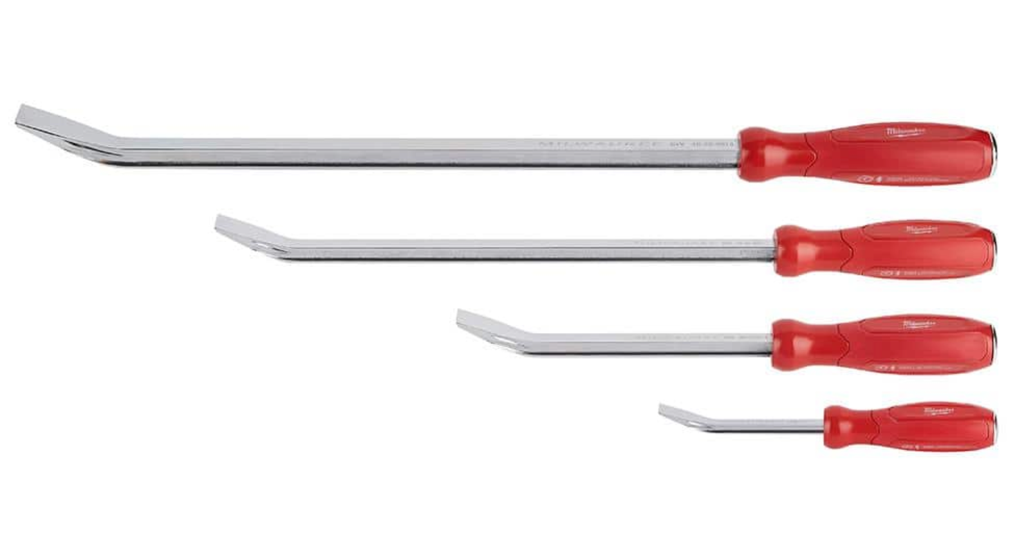 Milwaukee Pry Bar Set (4-Piece)