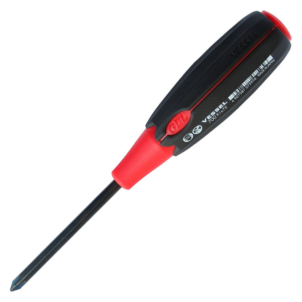 Thumbnail: Vessel 4pc SUPER CUSHION JIS Screwdriver Set