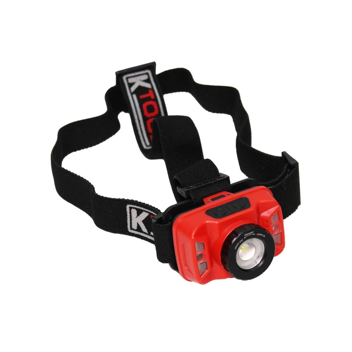 K Tool Focusing Headlamp 260 Lumens IP65 Water Resistant