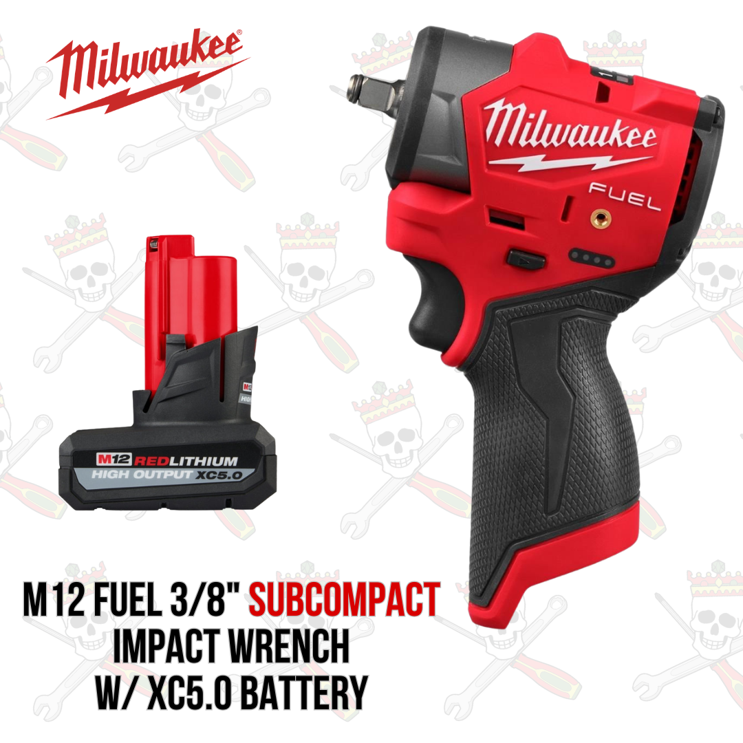 M12 FUEL 3/8" Subcompact Impact Wrench w/ XC5.0 Battery