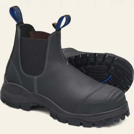 Blundstone Black Pull-On Work Boots - Extreme Series