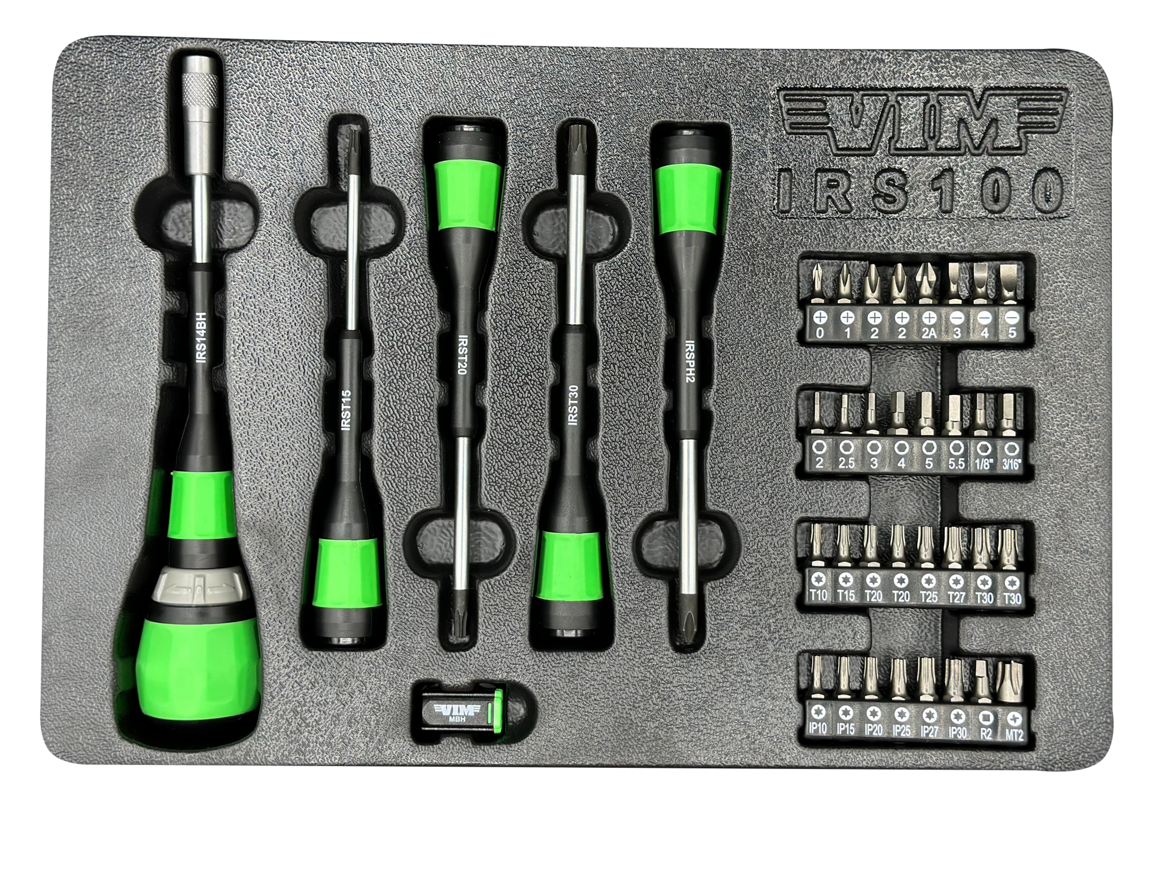 VIM 39 Piece Interchangeable Ratcheting Screwdriver Set