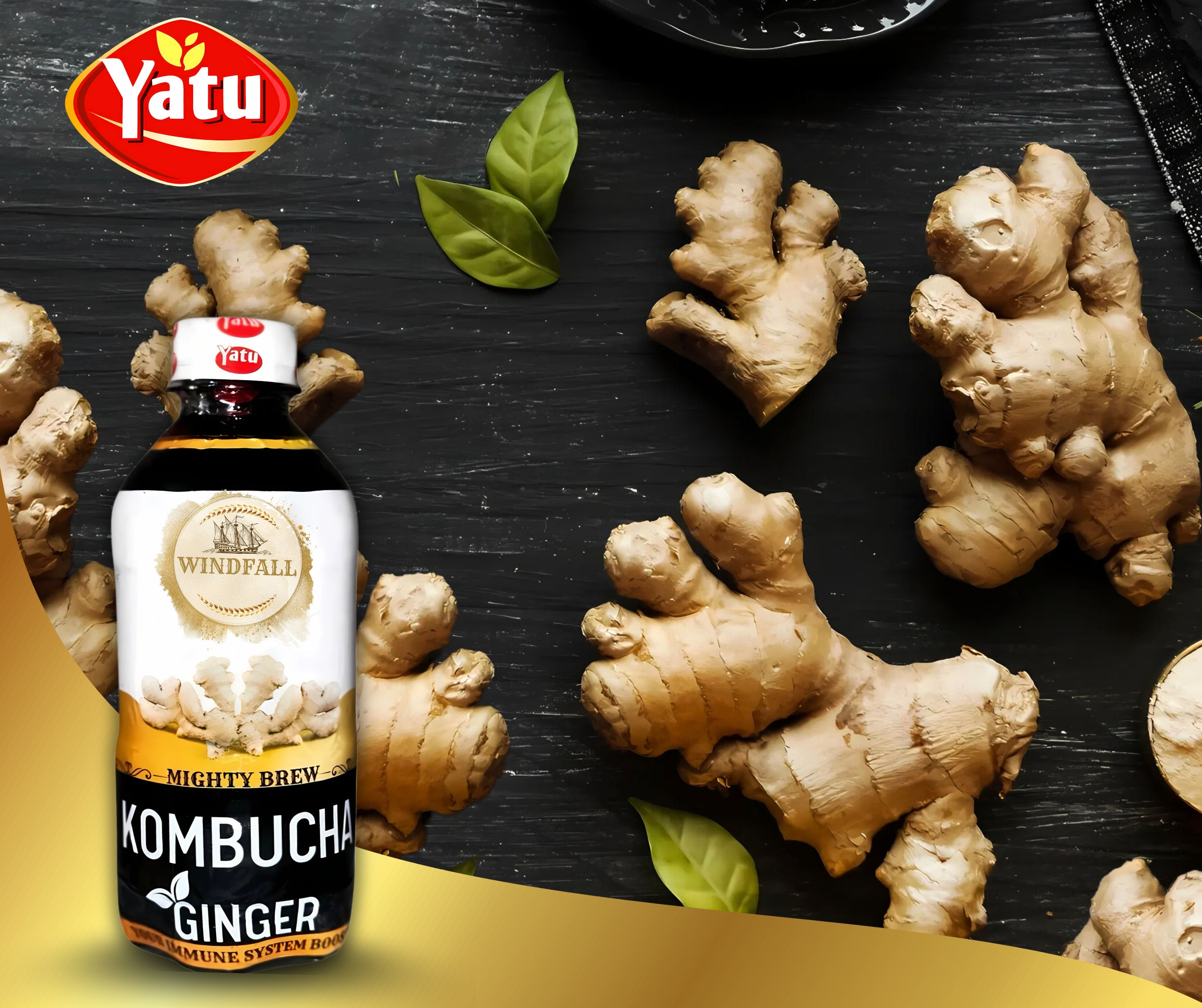 Yatu Windfall Kombucha 330ml