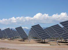 These photovoltaic panels are part of a 20-megawatt solar farm built by SunPower Corp. on 320 acres near Mosca in the San Luis Valley.