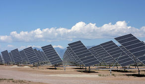 These photovoltaic panels are part of a 20-megawatt solar farm built by SunPower Corp. on 320 acres near Mosca in the San Luis Valley.
