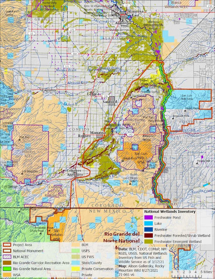 The National Wetlands Inventory map shows areas identified as wetlands by the U.S. FWS.