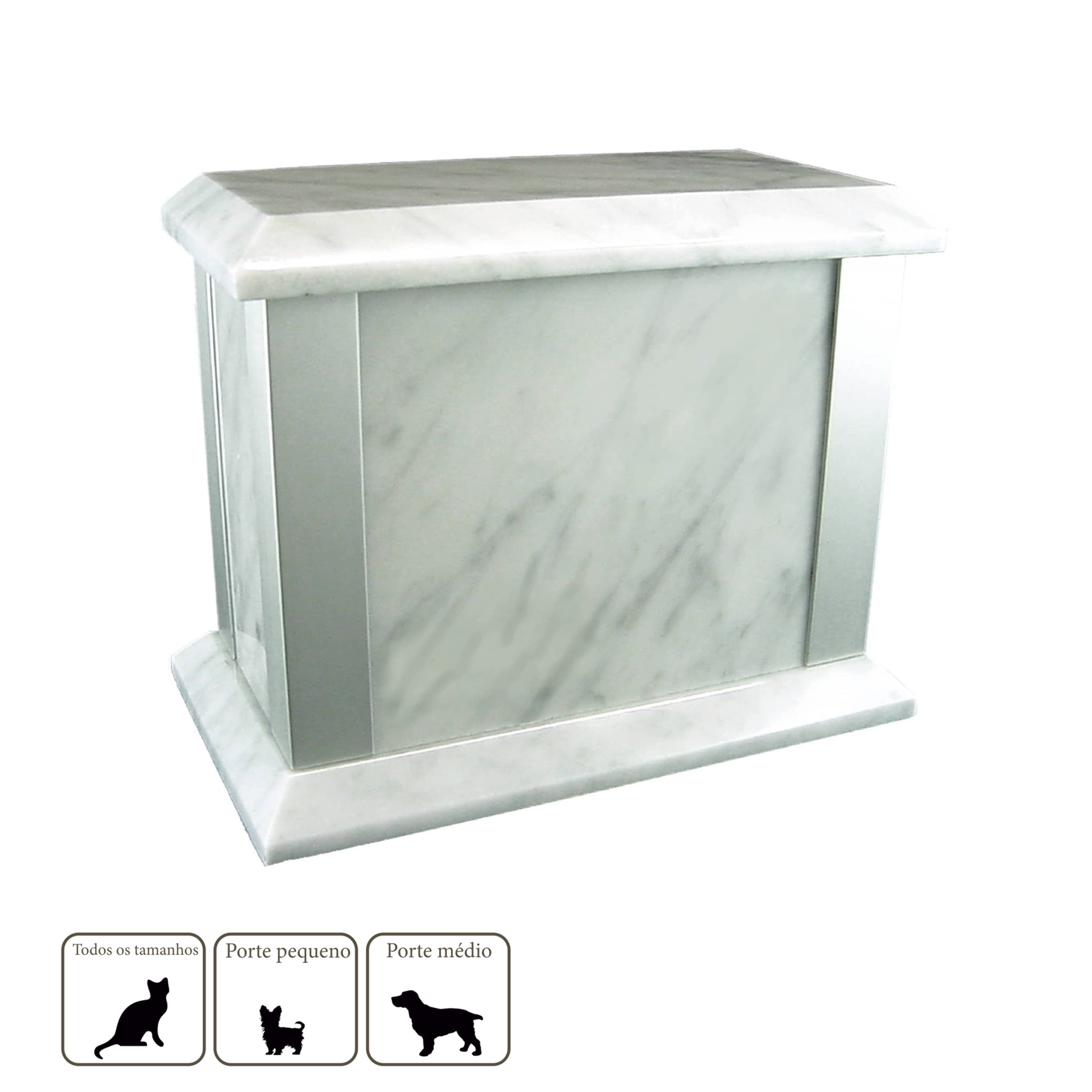 Urna Mármore de Carrara Prata