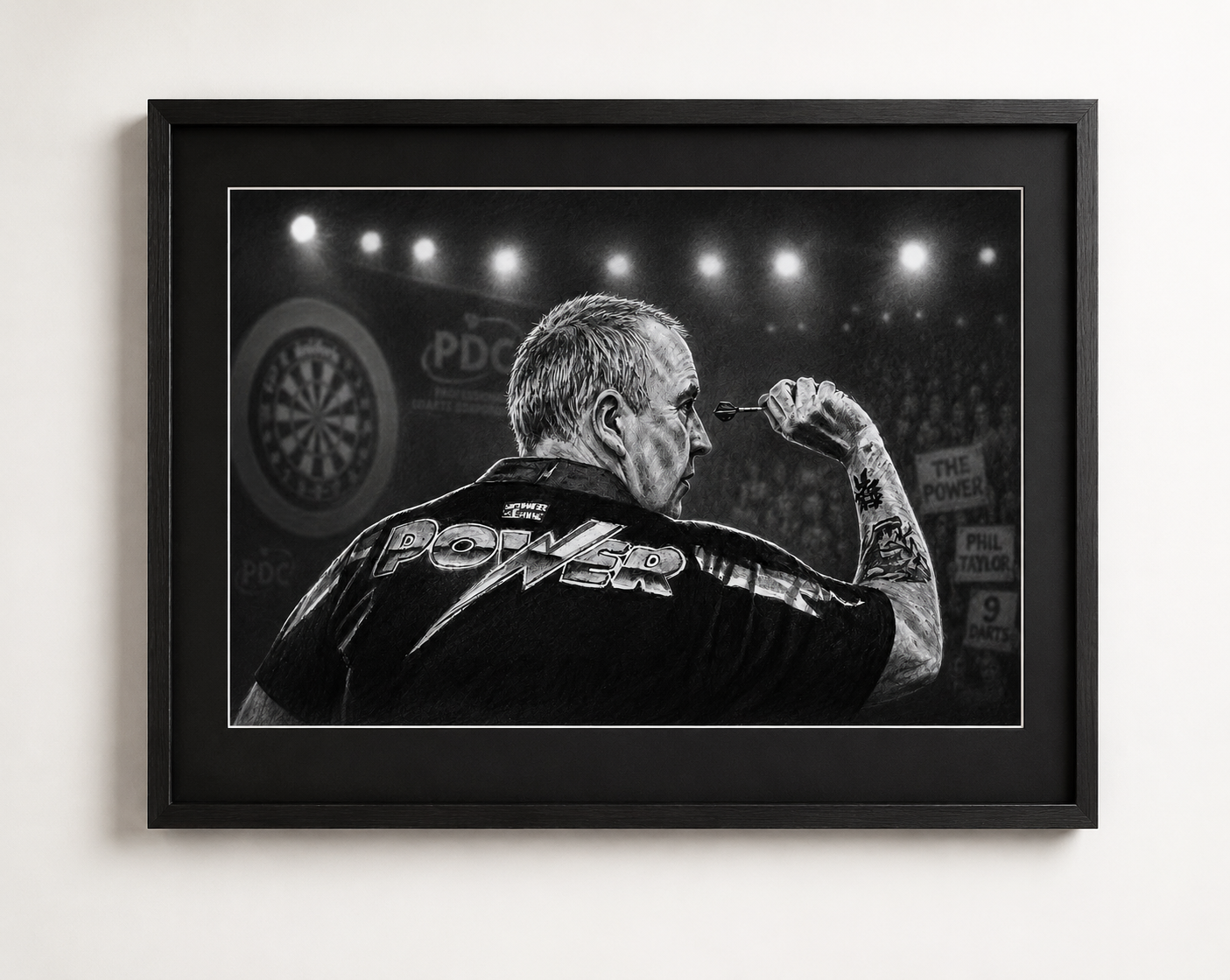 Phil The Power Taylor Fine Art Portrait Print