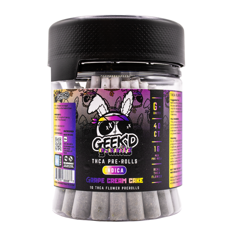 Thumbnail: Geek'd Extracts - G-Units THCA Pre-roll - 40ct