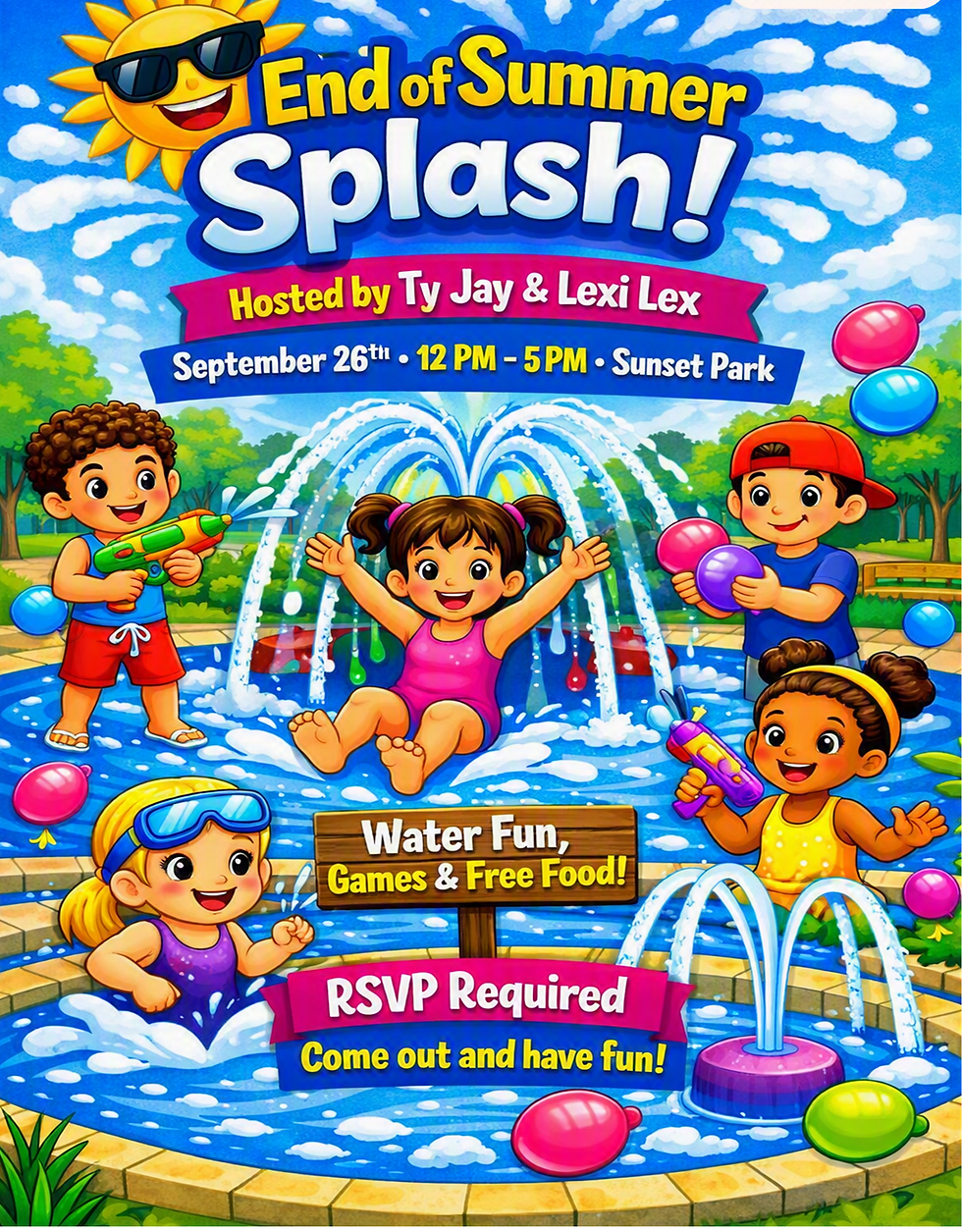End Of Summer SPLASH!!