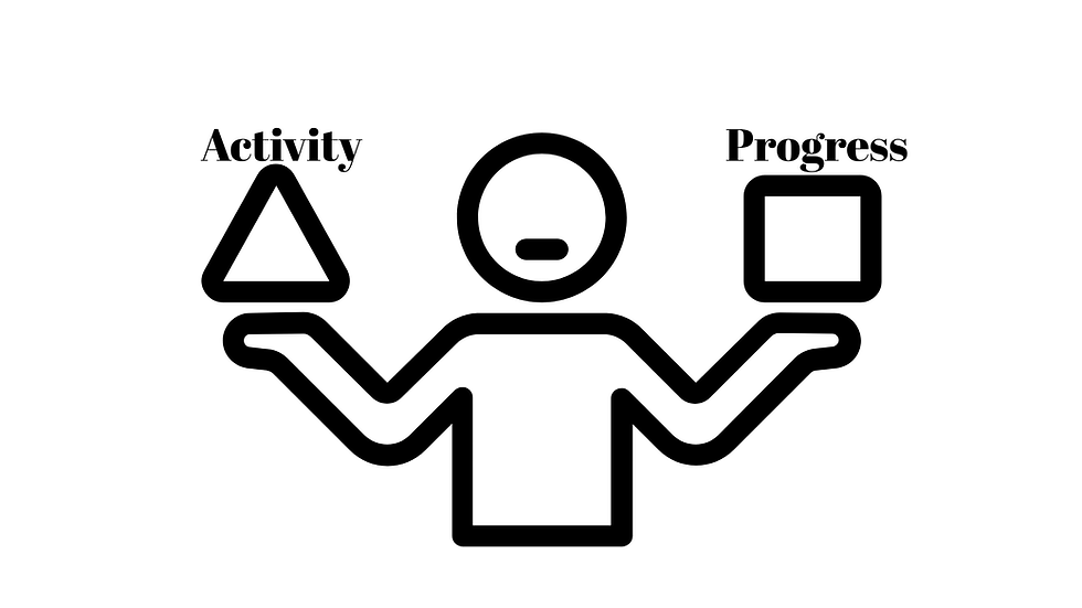 The Difference Between Activity and Strategic Progress