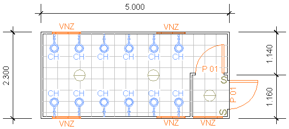 Containers Desmontáveis Fladafi - Modelo 5.012 - Doze chuveiros