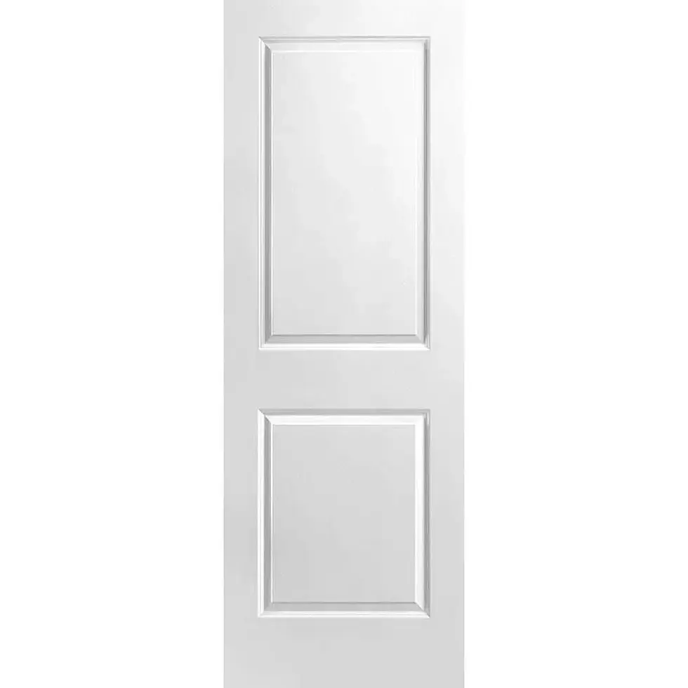 white square 2 panel door