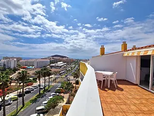 duplex Los Cristianos Tenerife 3 ložnice terasa garáž výhled oceán