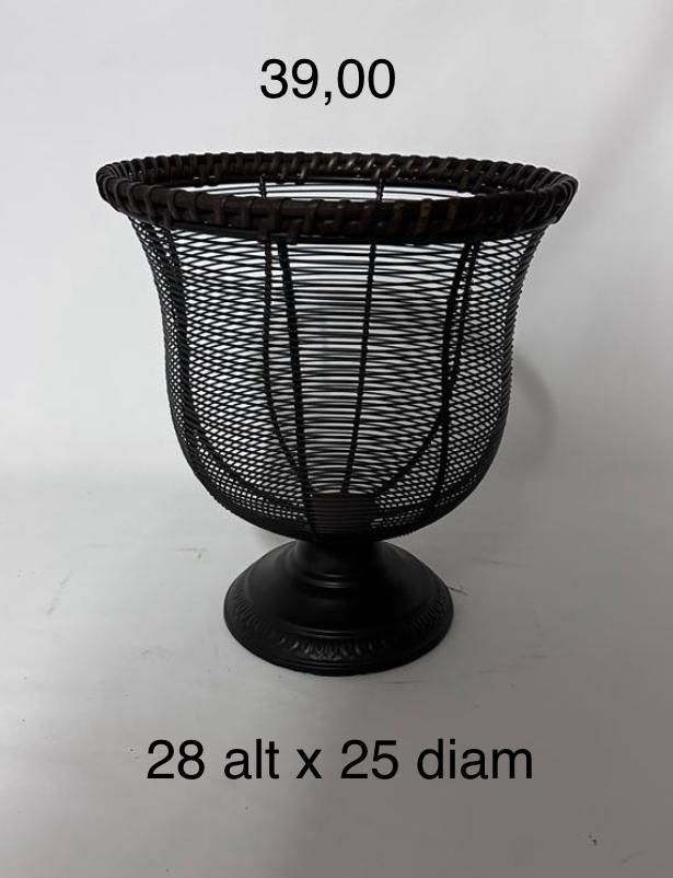 ANFORA TRANÇADA FERRO G