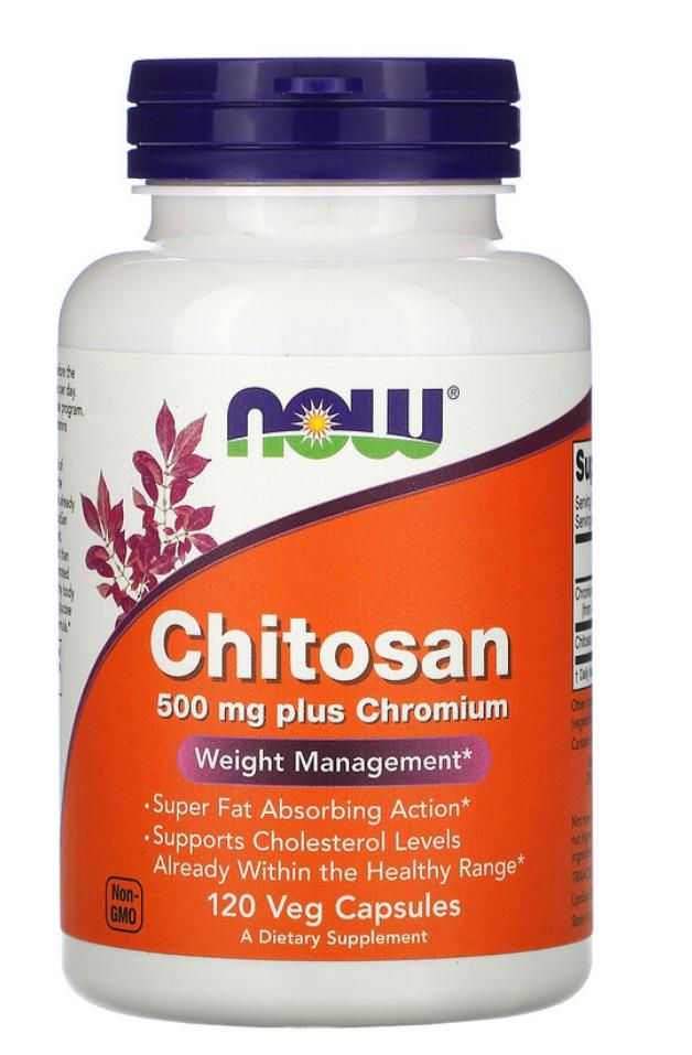 Chitosan (500mg) Plus Chromium - 120 vcaps