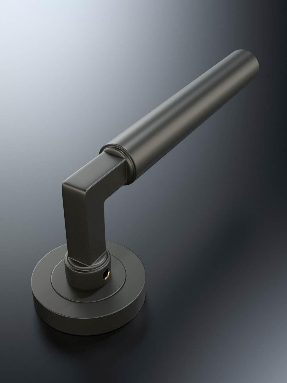 Shadowfen Door Handle set | Satin Bronze