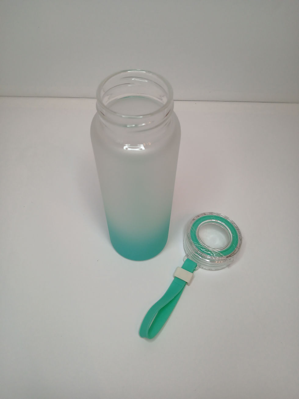 Thumbnail: Frosted Colored Ombre Glass Tumbler