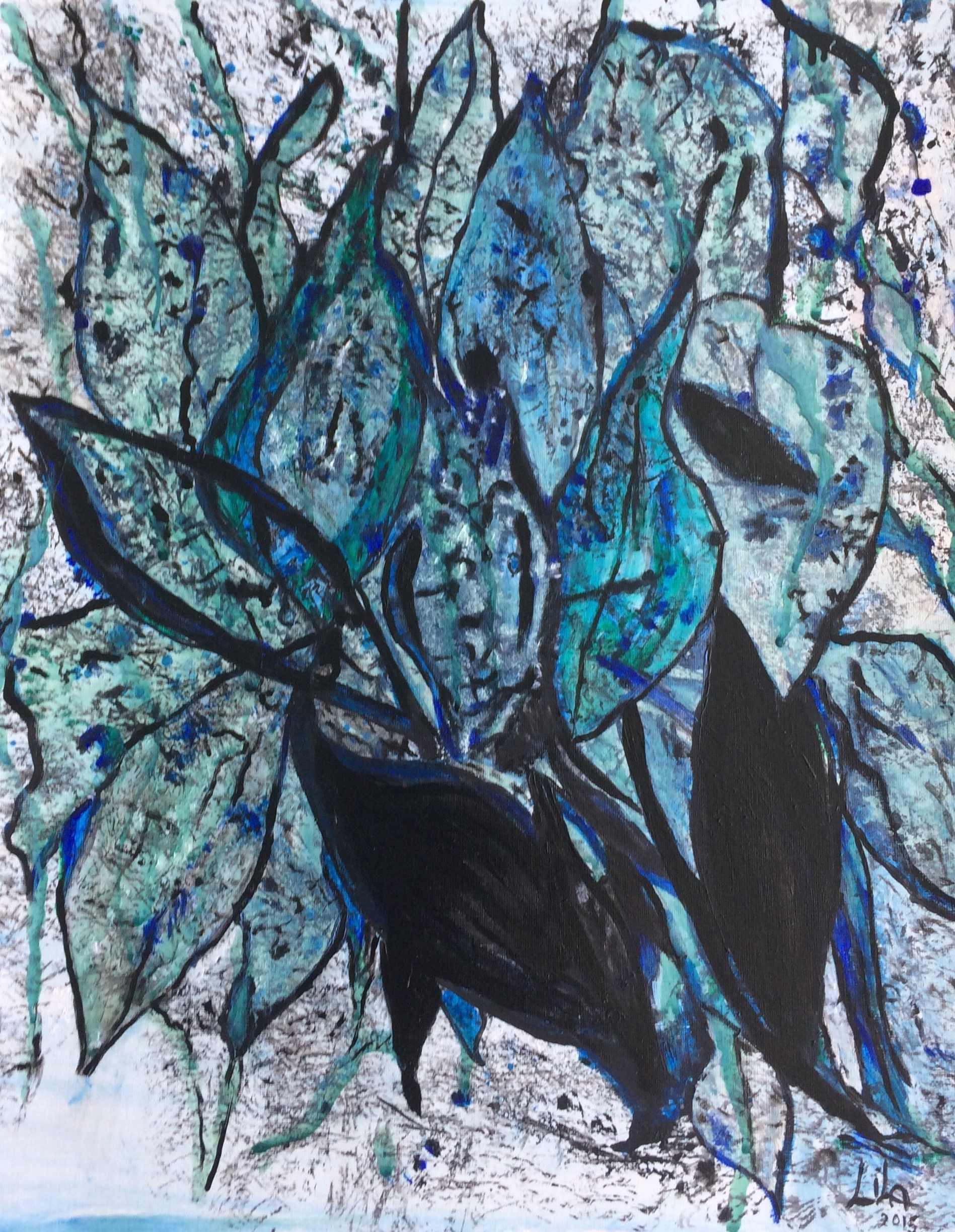 Floating Leaves II £310
