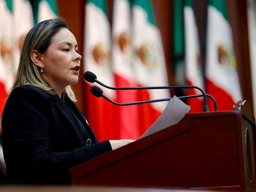 Yeraldine Bonilla Valverde rinde protesta como gobernadora interina de Sinaloa