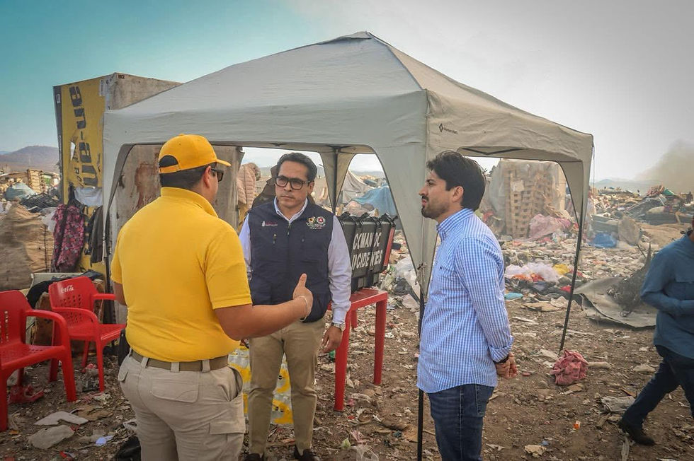 Gobierno de Sinaloa atiende incendio en el Basurón Municipal de Culiacán y respalda a familias trabajadoras