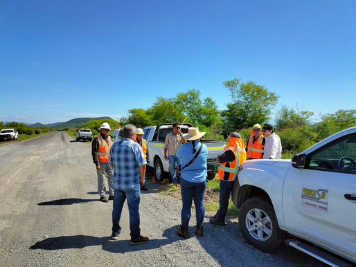 Avanzan trabajos técnicos para atender el deterioro del tramo Mocorito - Cerro Agudo
