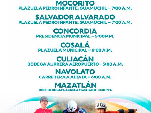 Coordina el Instituto Sinaloense de la Juventud, Rodada y Carrera por la Paz y contra las Adicciones