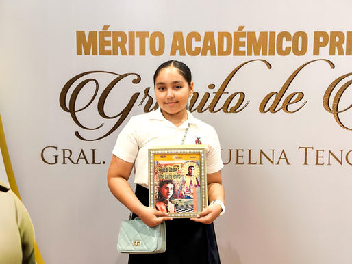 Gana Nicol Carolina Serrano medalla al Mérito Académico Primario ‘Granito de Oro’