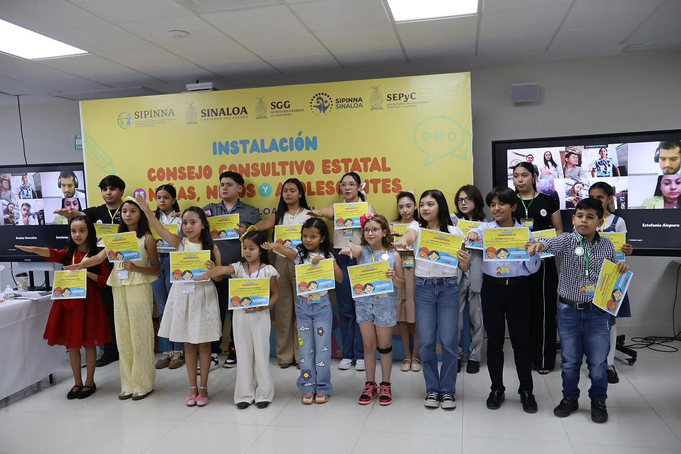 Sinaloa ya cuenta con Consejo Consultivo de Niñas, Niños y Adolescentes