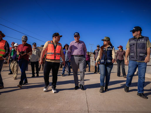 Hacemos obras de calidad y funcionales para todos los sinaloenses, señala Gobernador Rocha al supervisar avances del Blvd. Agricultores