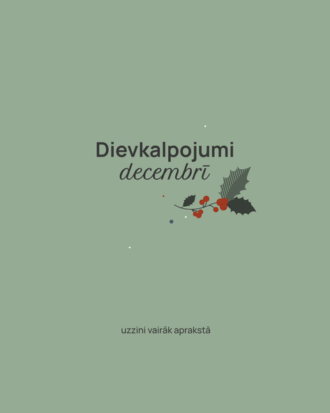 Dievkalpojumi decembrī