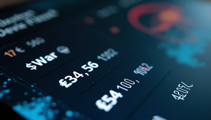 Eye-level view of a digital wallet interface showing Western Asset Reserve $WAR token balance